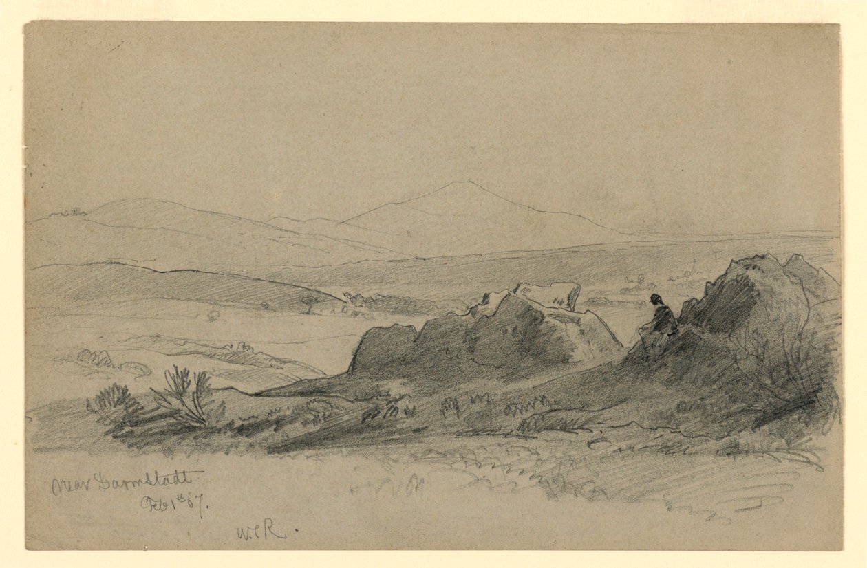 Tájkép, Darmstadt, Németország alkotó: William Trost Richards