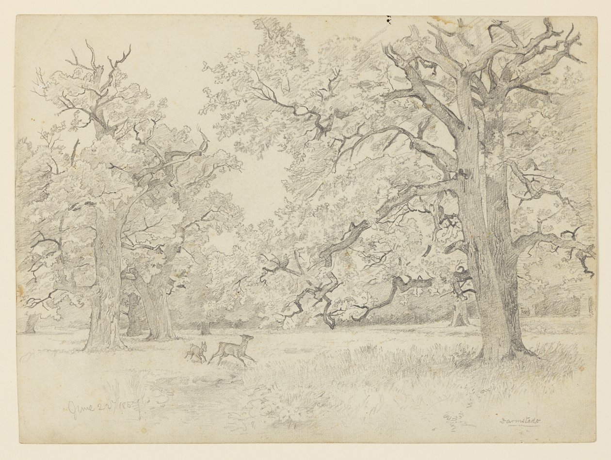 Tájkép, Darmstadt, Németország alkotó: William Trost Richards