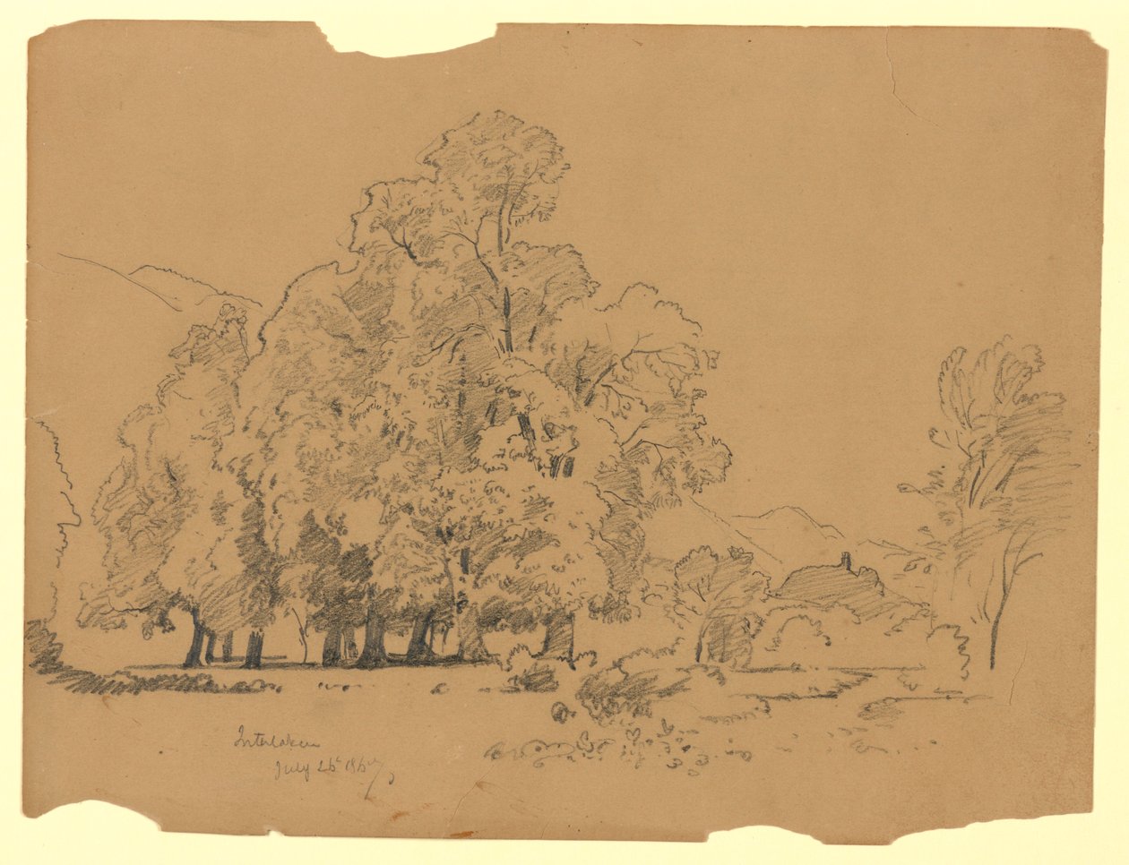 Táj, Interlaken, Svájc alkotó: William Trost Richards