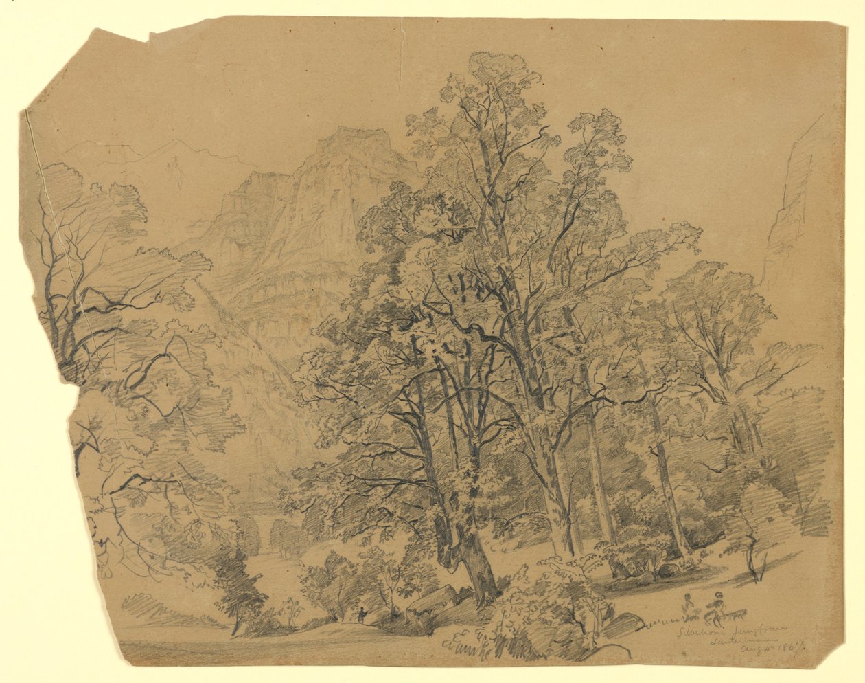 Táj, Silberhorn, Lauterbrunnen, Svájc alkotó: William Trost Richards
