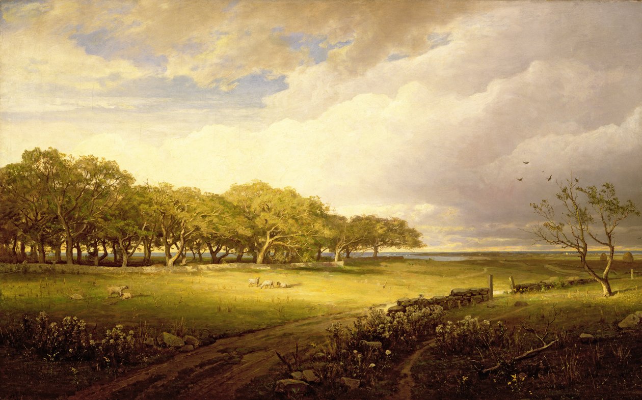 Old Orchard Newportban alkotó: William Trost Richards