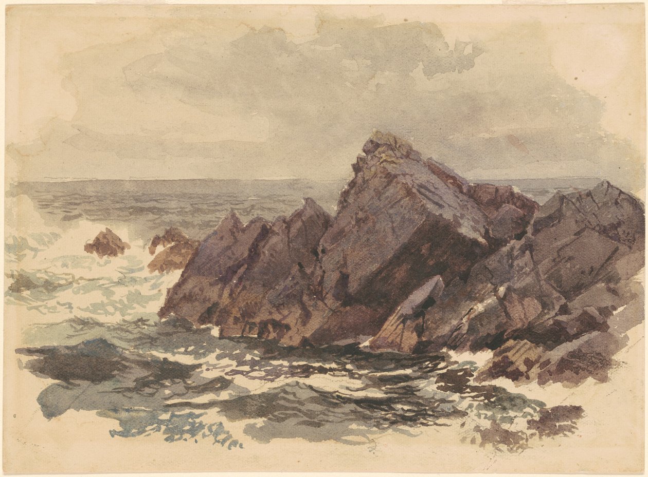Tengeri táj sziklákkal alkotó: William Trost Richards