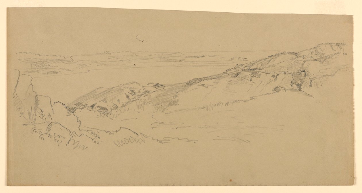 Tengerpart tanulmányozása, Rhode Island alkotó: William Trost Richards