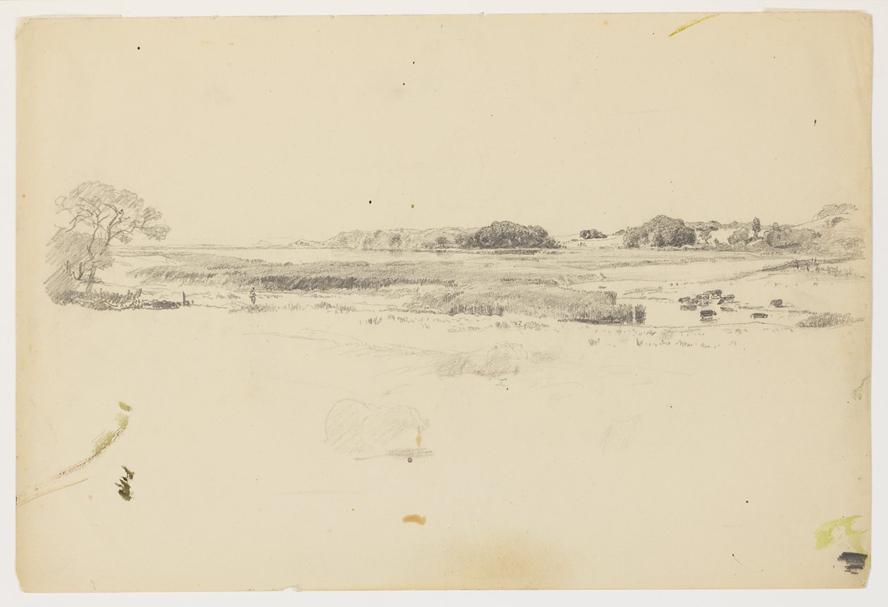 Tengerpart tanulmányozása, Rhode Island alkotó: William Trost Richards