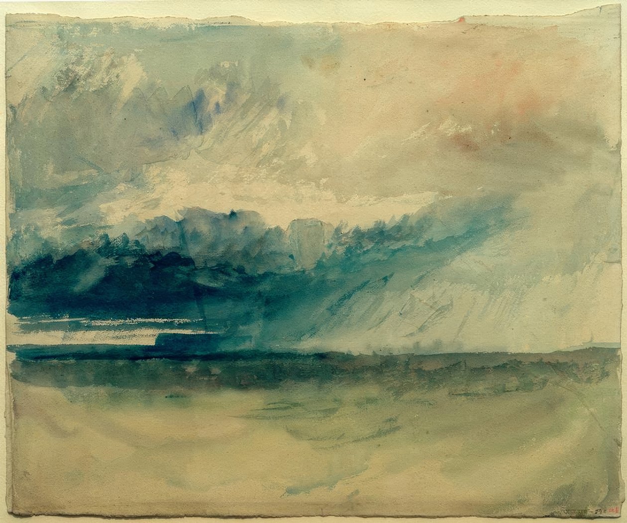 Sziklák a tengerből alkotó: Joseph Mallord William Turner