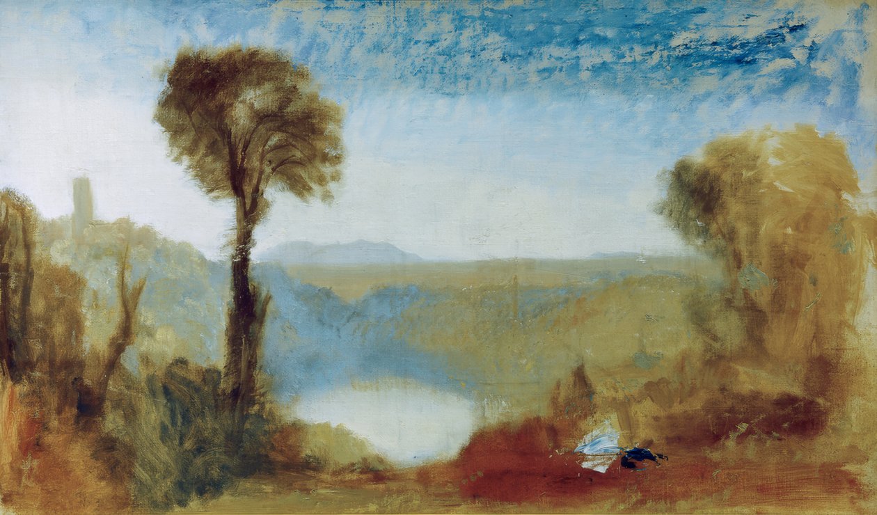 Nemi-tó alkotó: Joseph Mallord William Turner