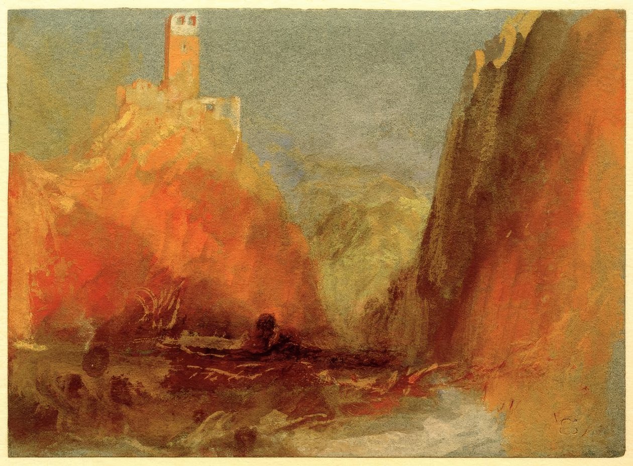 Moselle(?) alkotó: Joseph Mallord William Turner