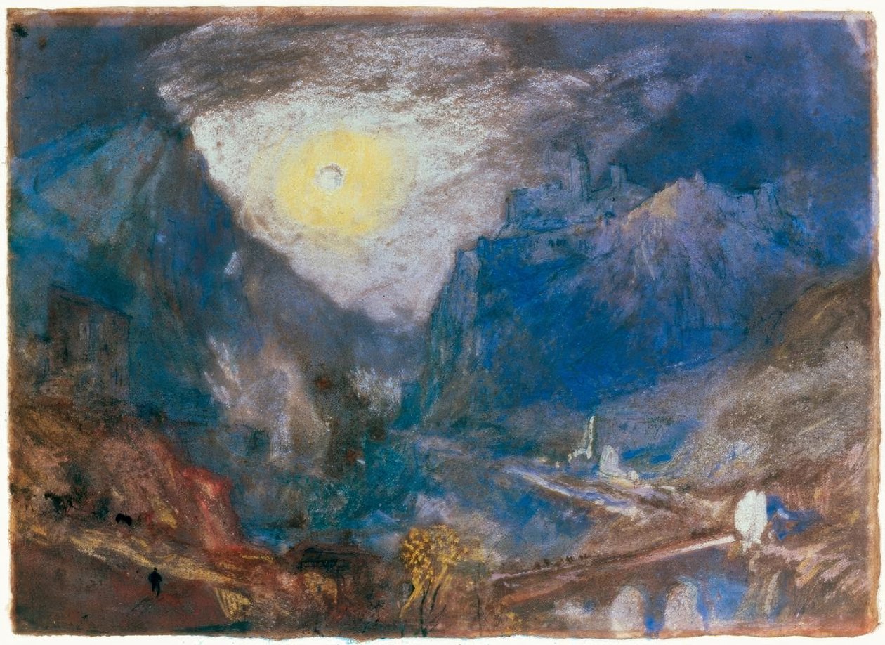 Sisteron, Franciaország alkotó: Joseph Mallord William Turner