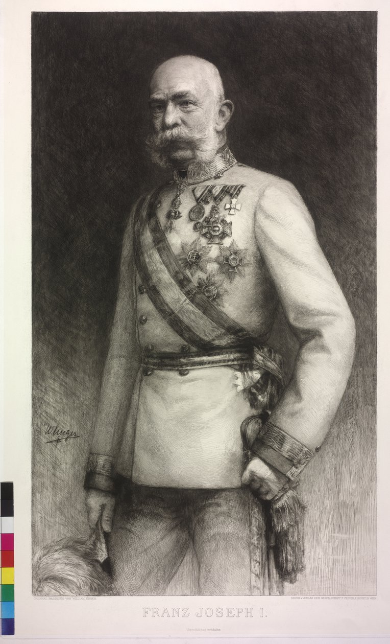 I. Ferenc József osztrák császár alkotó: William Unger