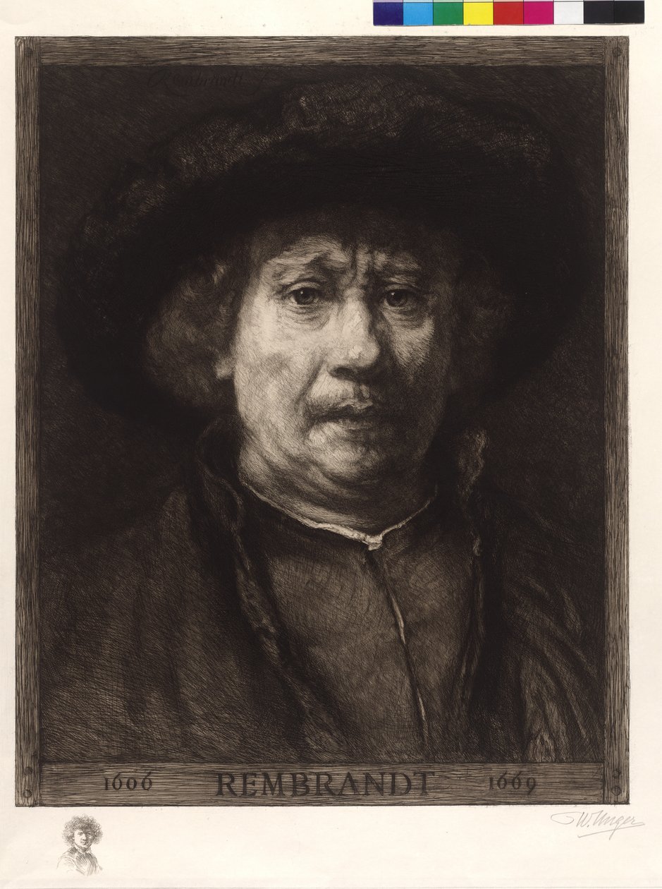 Rembrandt önarcképe alkotó: William Unger