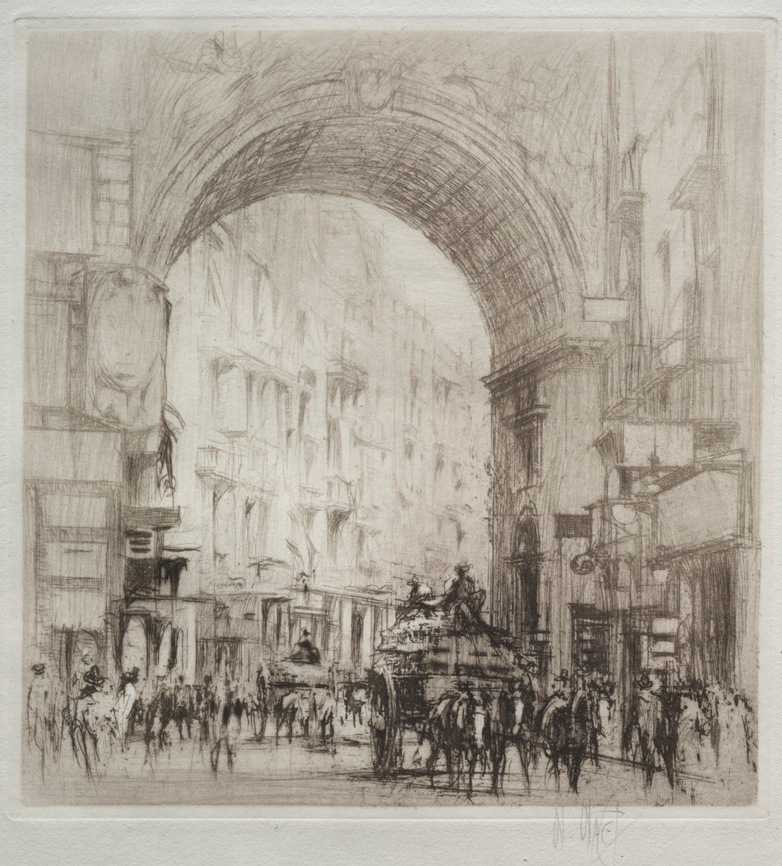 San Carlo Arch, Nápoly alkotó: William Walcot