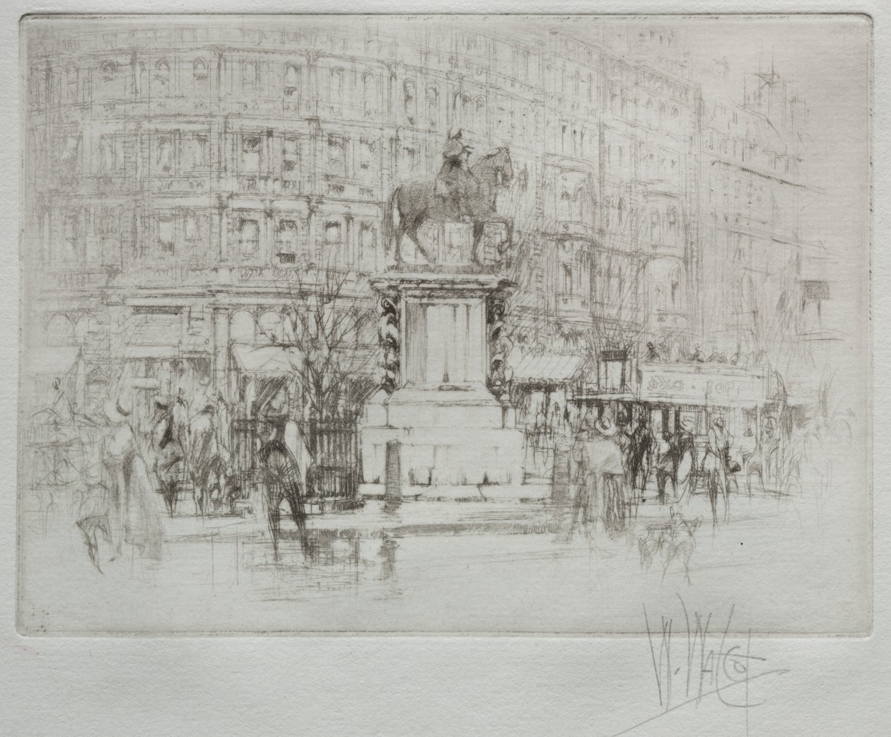Charing Cross: I. Károly szobra alkotó: William Walcot