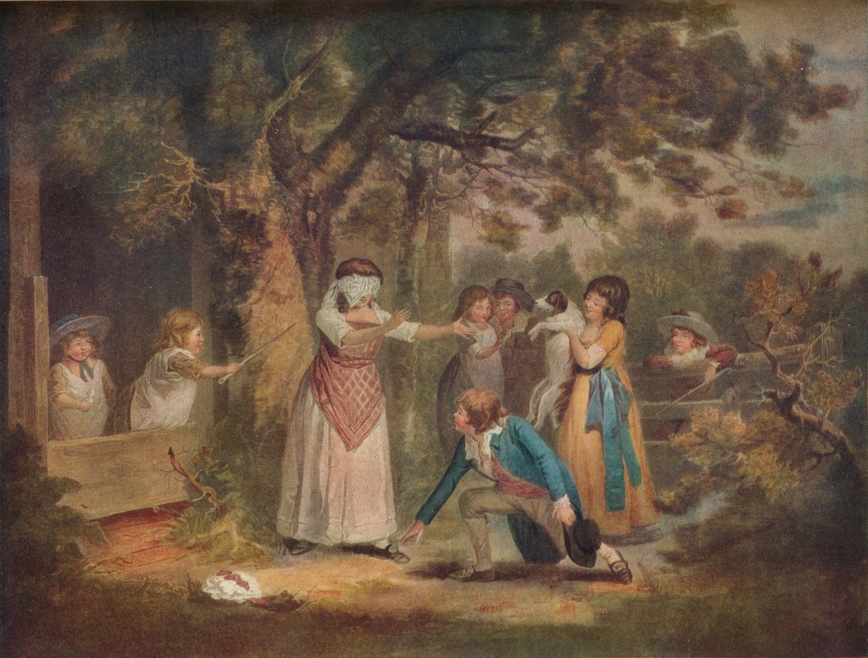 Blind Mans Buff, 1788, 1917 alkotó: William Ward