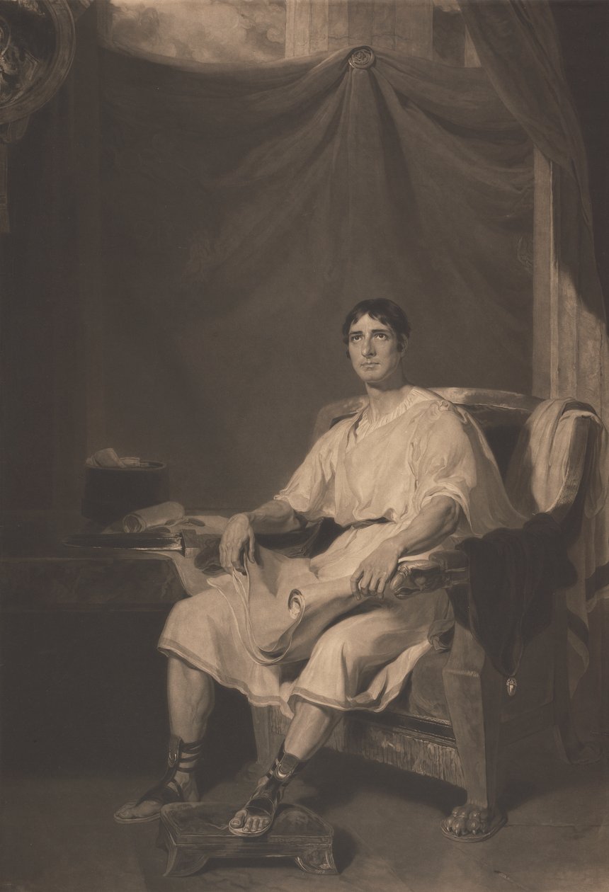 John Philip Kemble mint Cato alkotó: William Ward