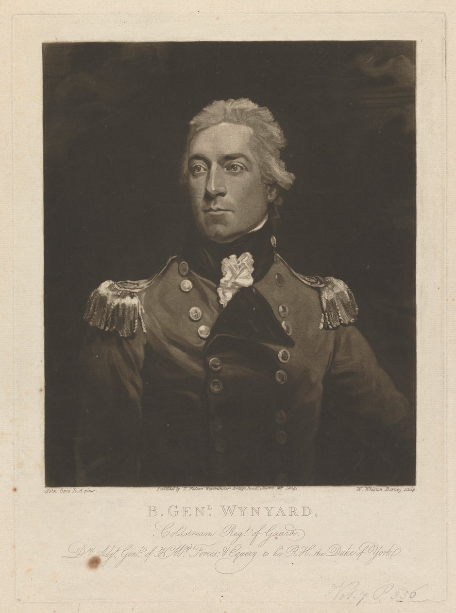 William Wynyard altábornagy alkotó: William Whiston Barney