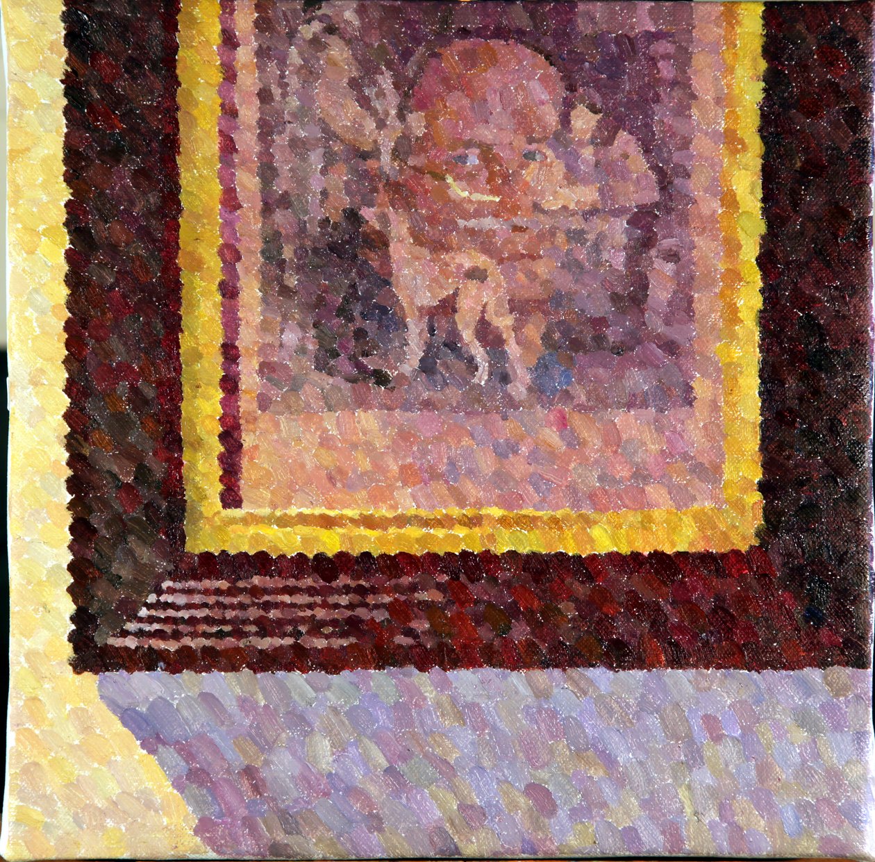 A trombitás kutyája, 2014 (olaj, vászon) alkotó: William Wilkins