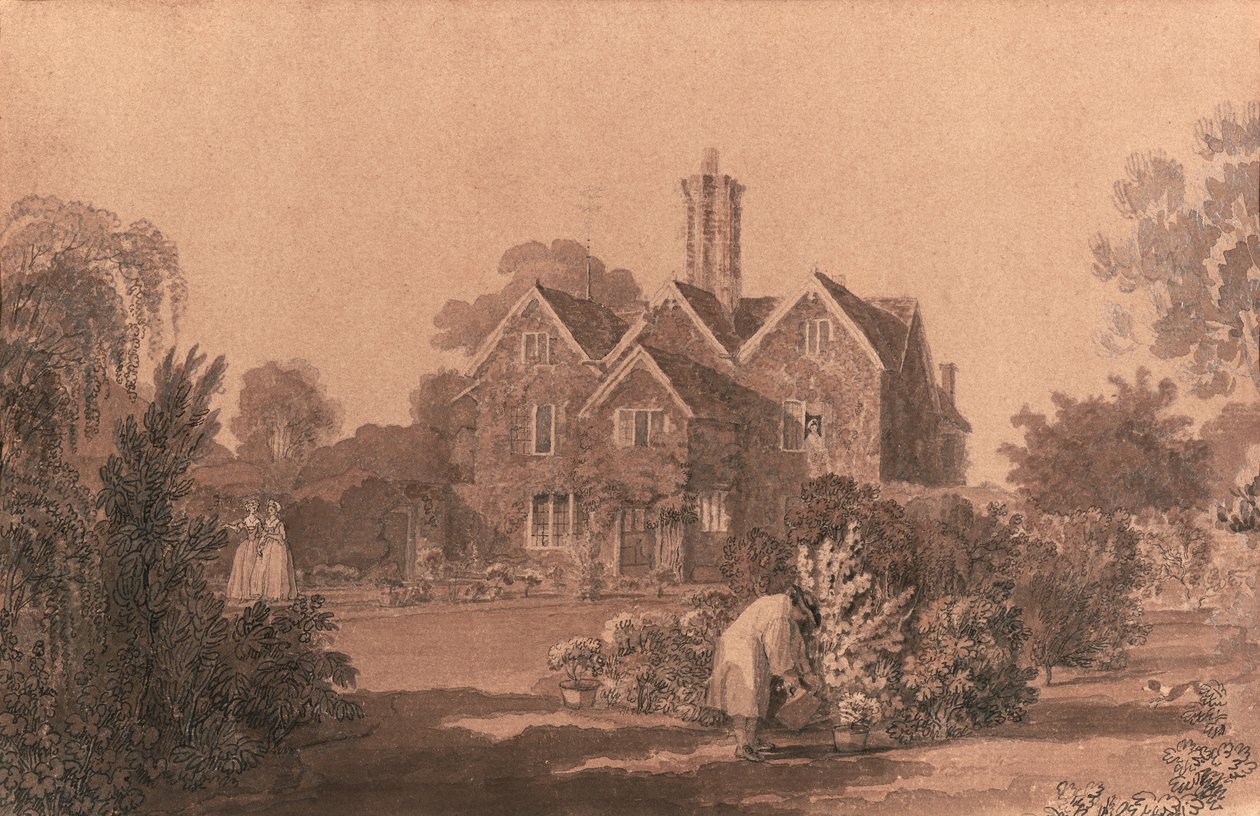 Ház Remenhamben, Henley-on-Thames közelében alkotó: William Woollett