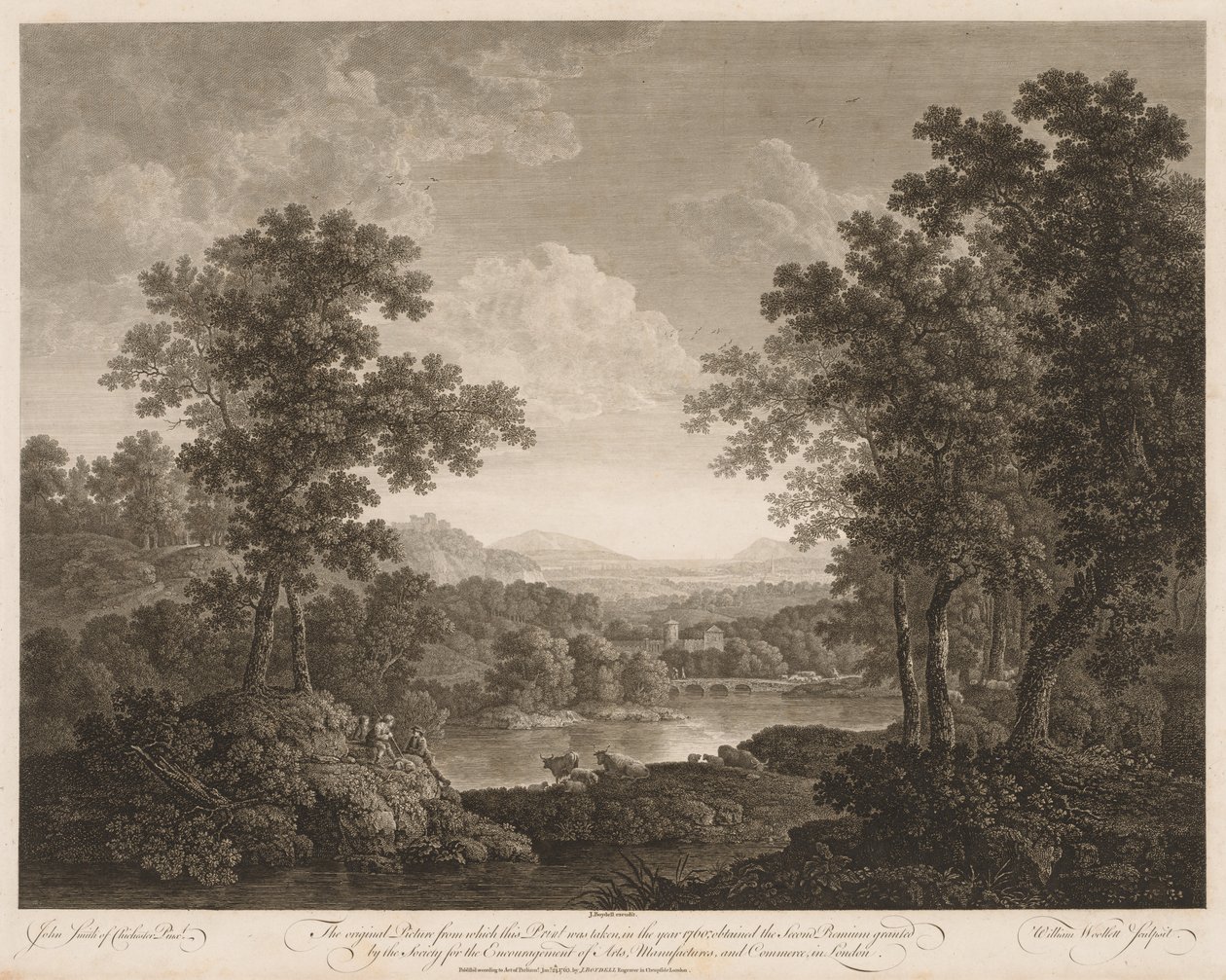 Tájkép alkotó: William Woollett
