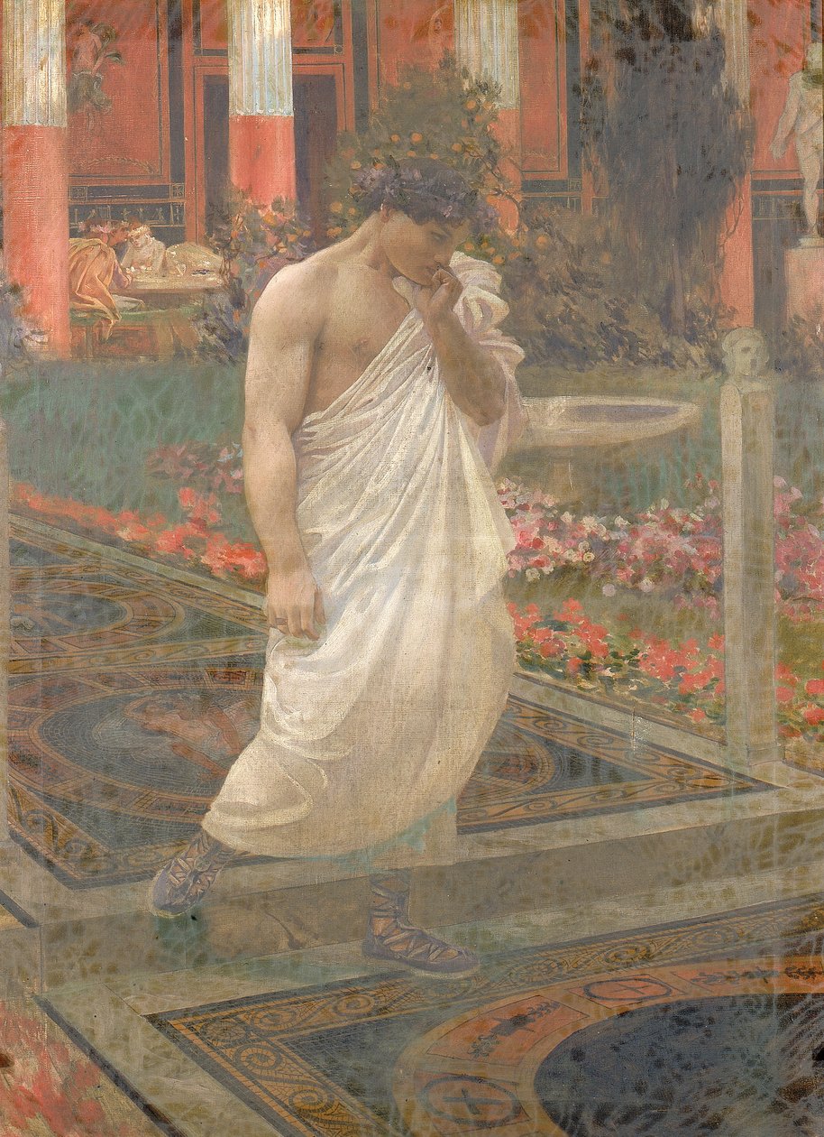 Meditáció, 1897. alkotó: William de Leftwich Dodge