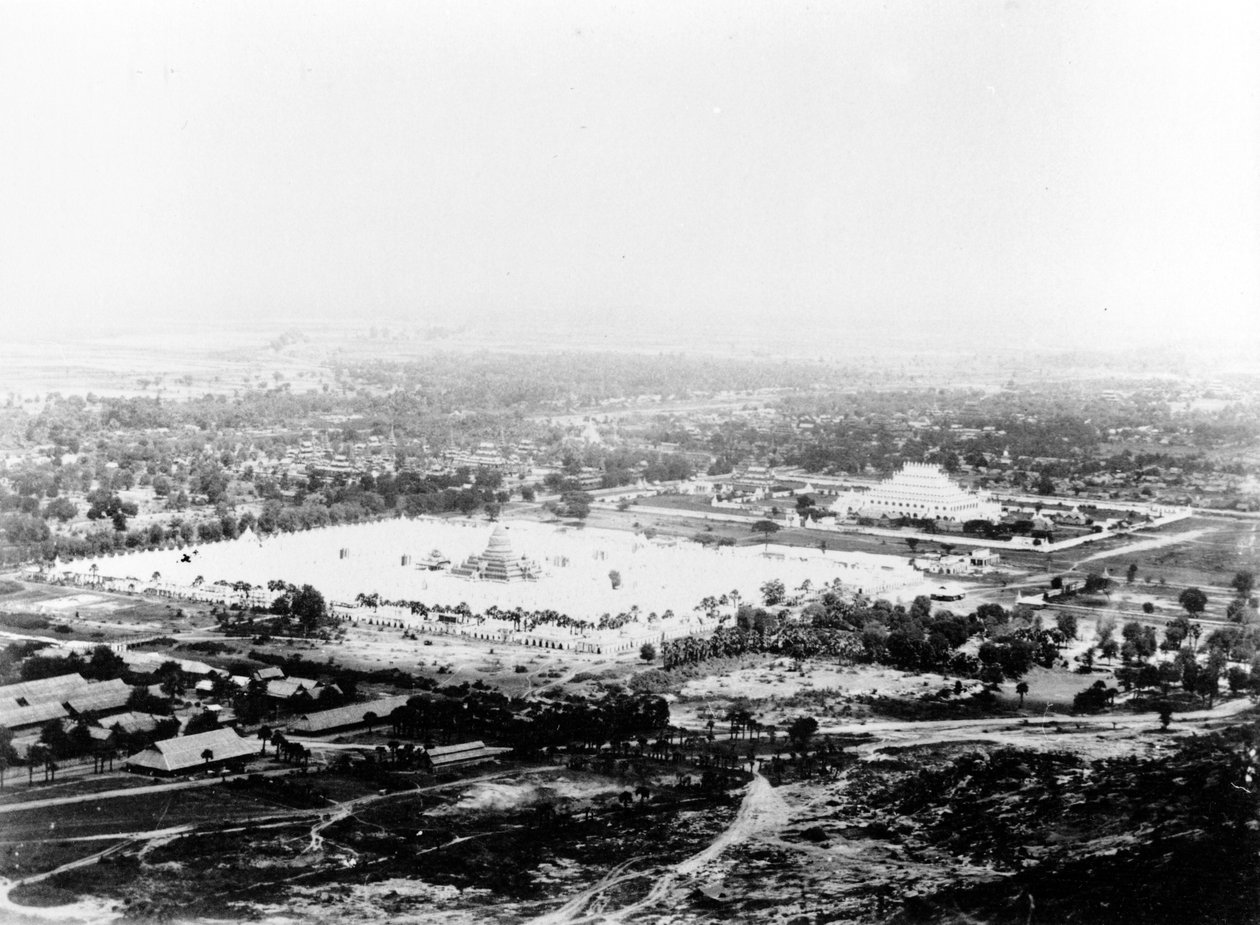 Kilátás a Mandalay Hillről, Burma 1886 alkotó: Willoughby Wallace Hooper