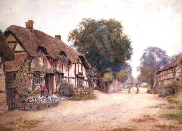 Pletyka, The Village Street alkotó: Wilmot R.W.S. Pilsbury