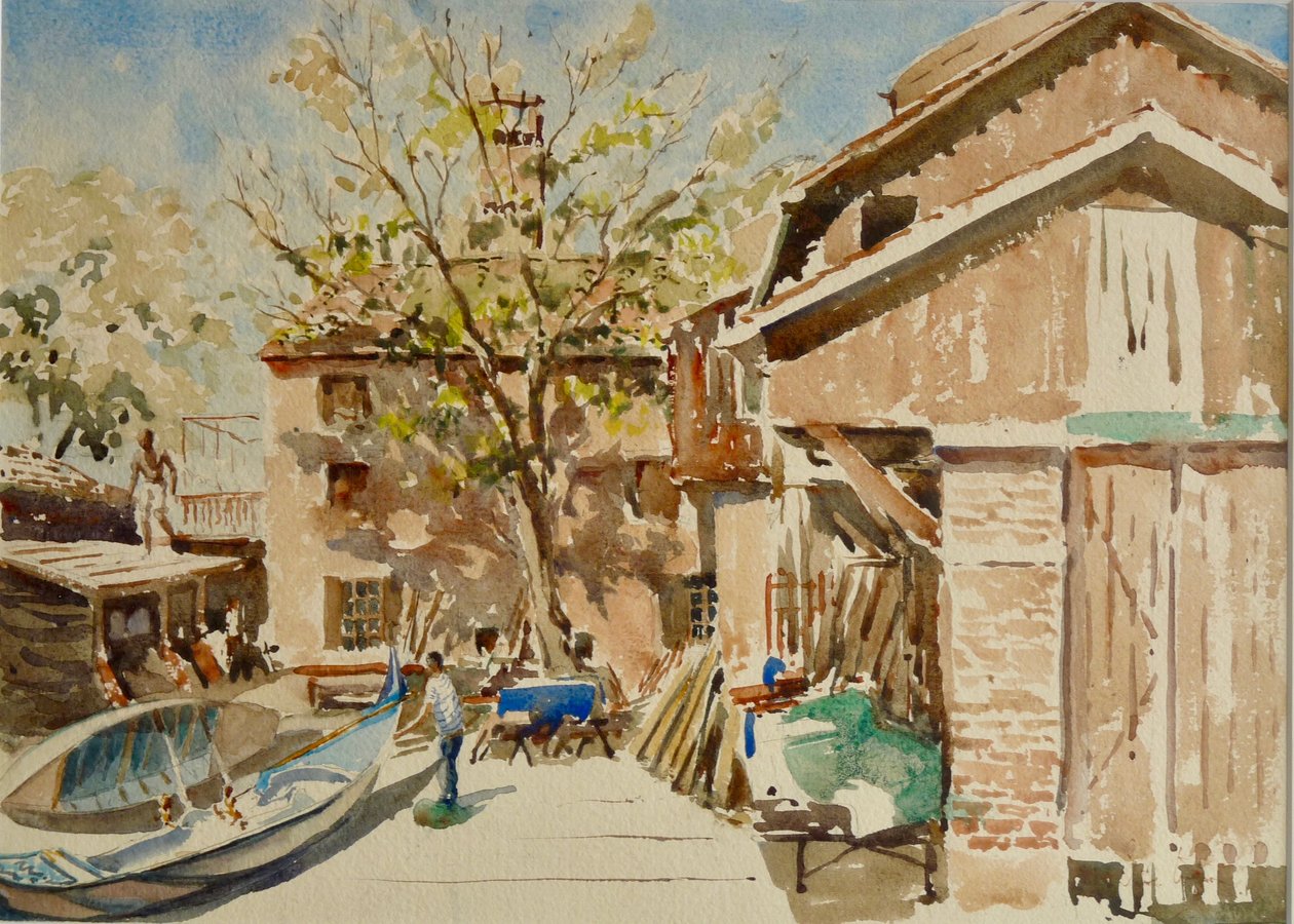 792 Squero di S. Trovaso alkotó: Wilson Clive