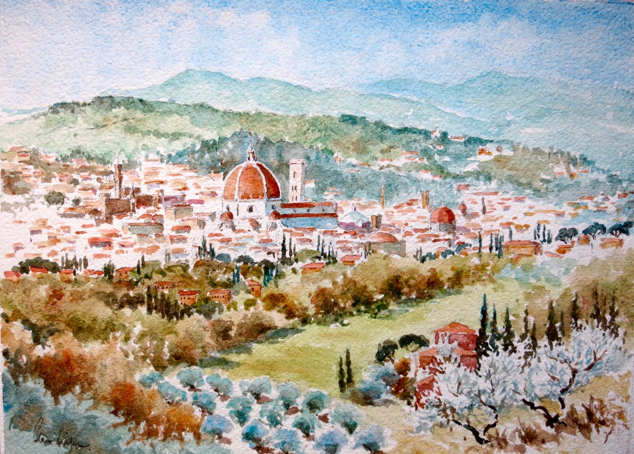 954 Spring, S. Domenico di Fiesole-tól alkotó: Wilson Clive