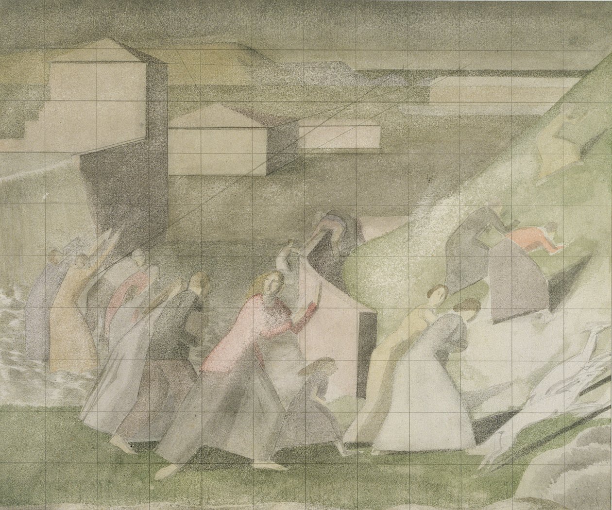 Tanulmány az özönvíz számára alkotó: Winifred Knights