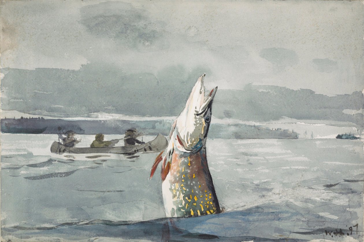 Szent János -tó alkotó: Winslow Homer