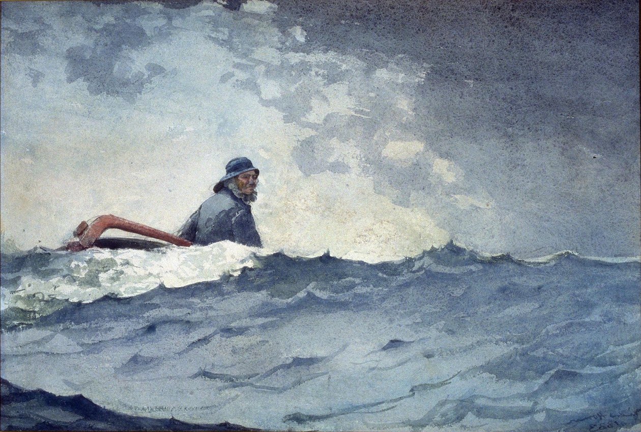 Az óceán hullámzása alkotó: Winslow Homer
