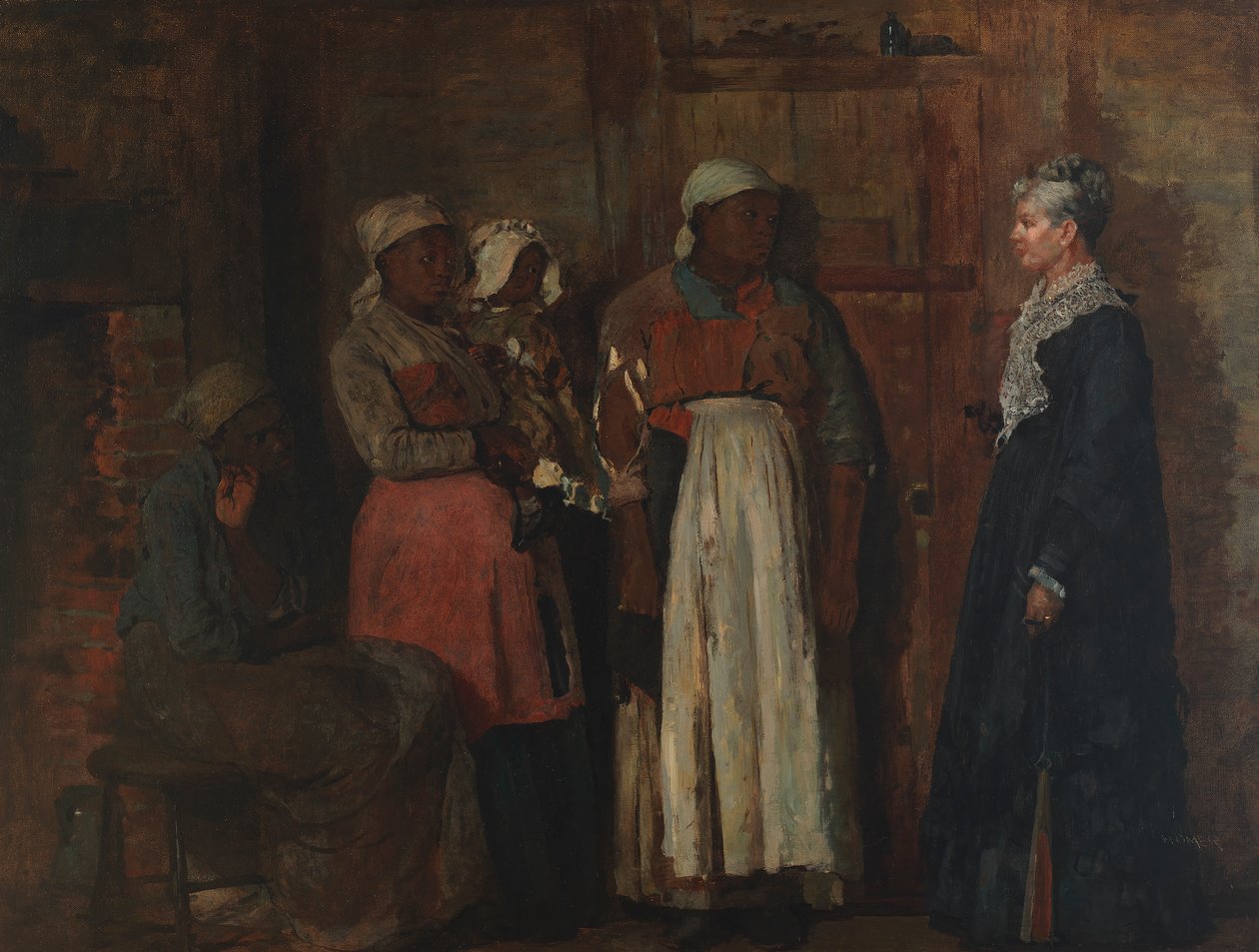Látogatás az öreg úrnőtől alkotó: Winslow Homer
