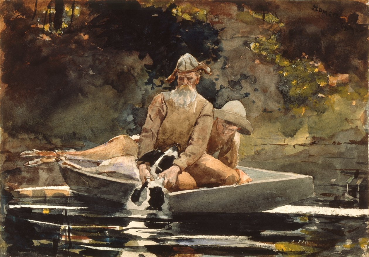 A vadászat után alkotó: Winslow Homer