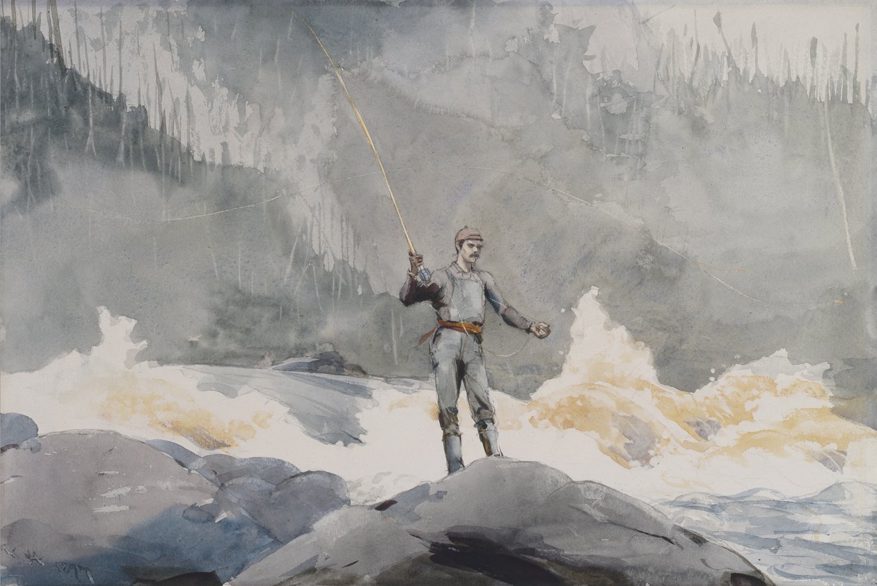 Öntés, 1897 alkotó: Winslow Homer