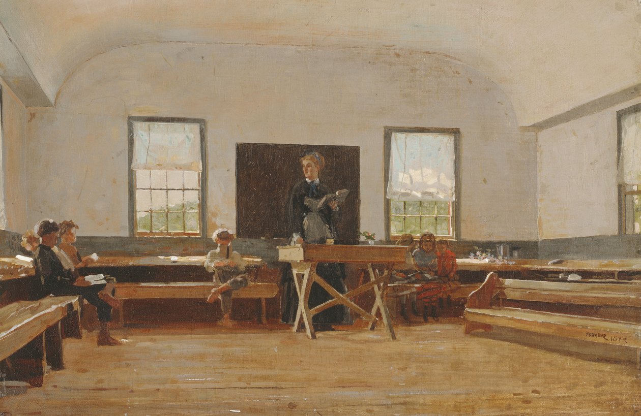 Vidéki iskola, 1873 alkotó: Winslow Homer