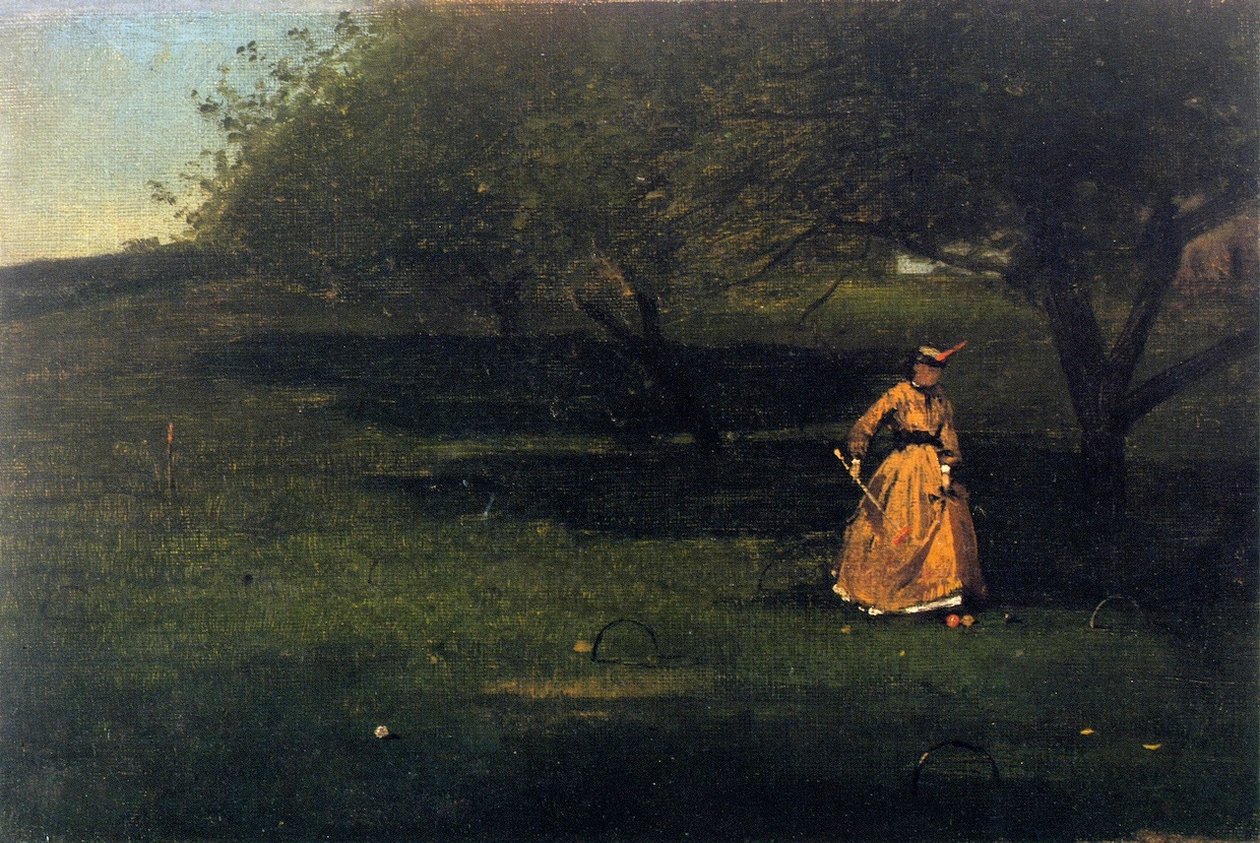 Krokettjátékos alkotó: Winslow Homer