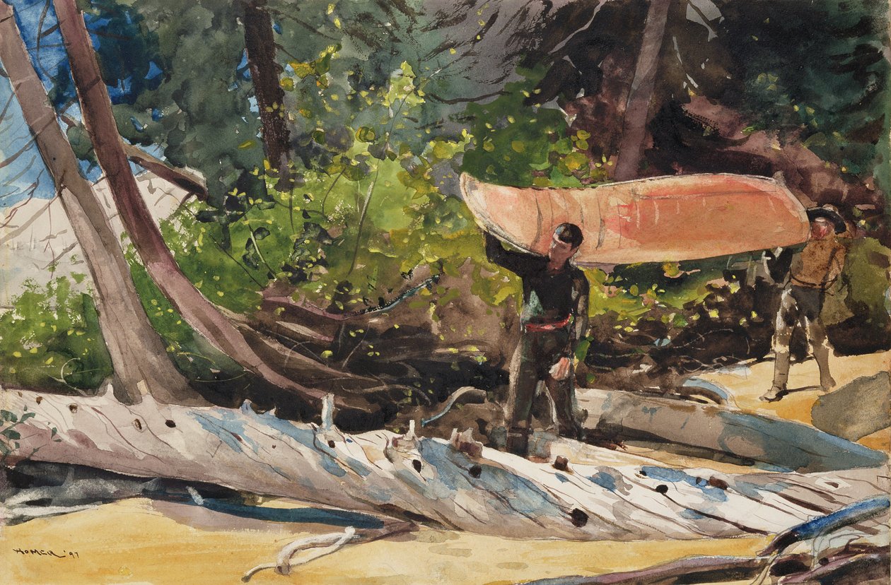 A porta vége, 1897 (wc papíron) alkotó: Winslow Homer