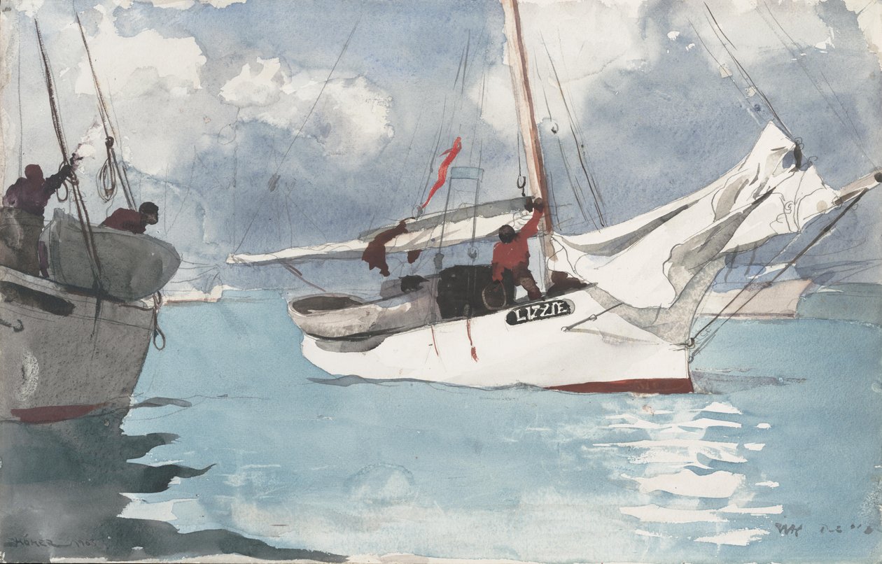 Halászhajók, Key West alkotó: Winslow Homer