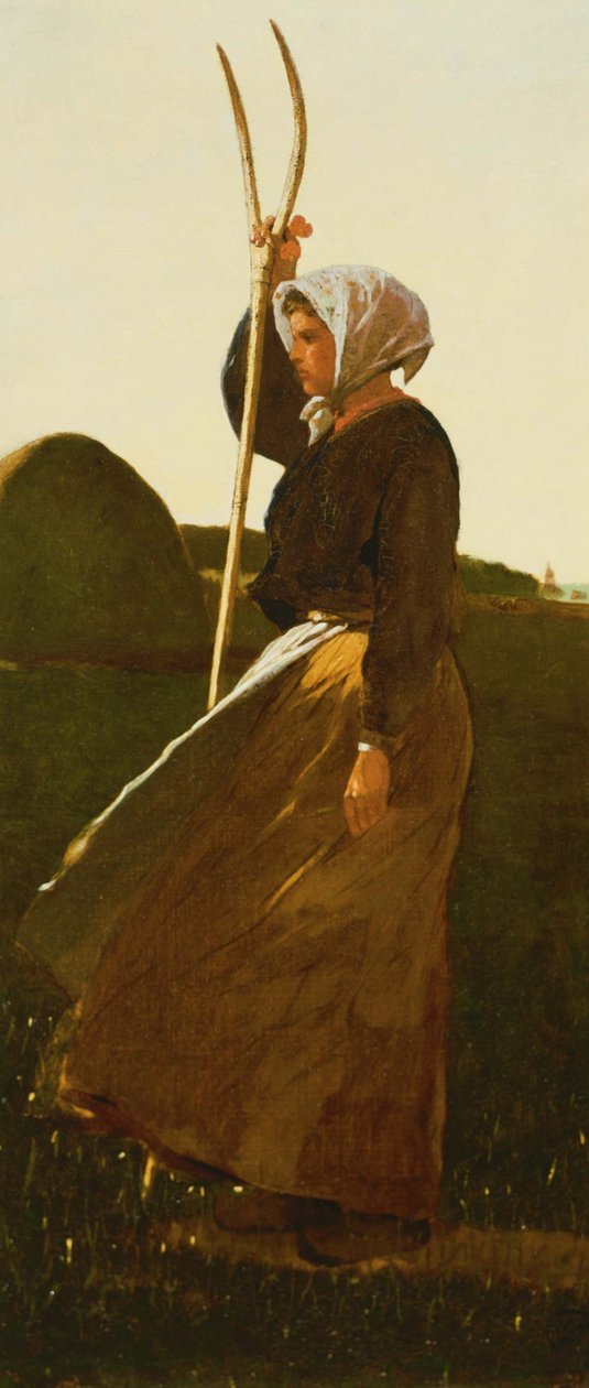 Lány Pitchfork alkotó: Winslow Homer