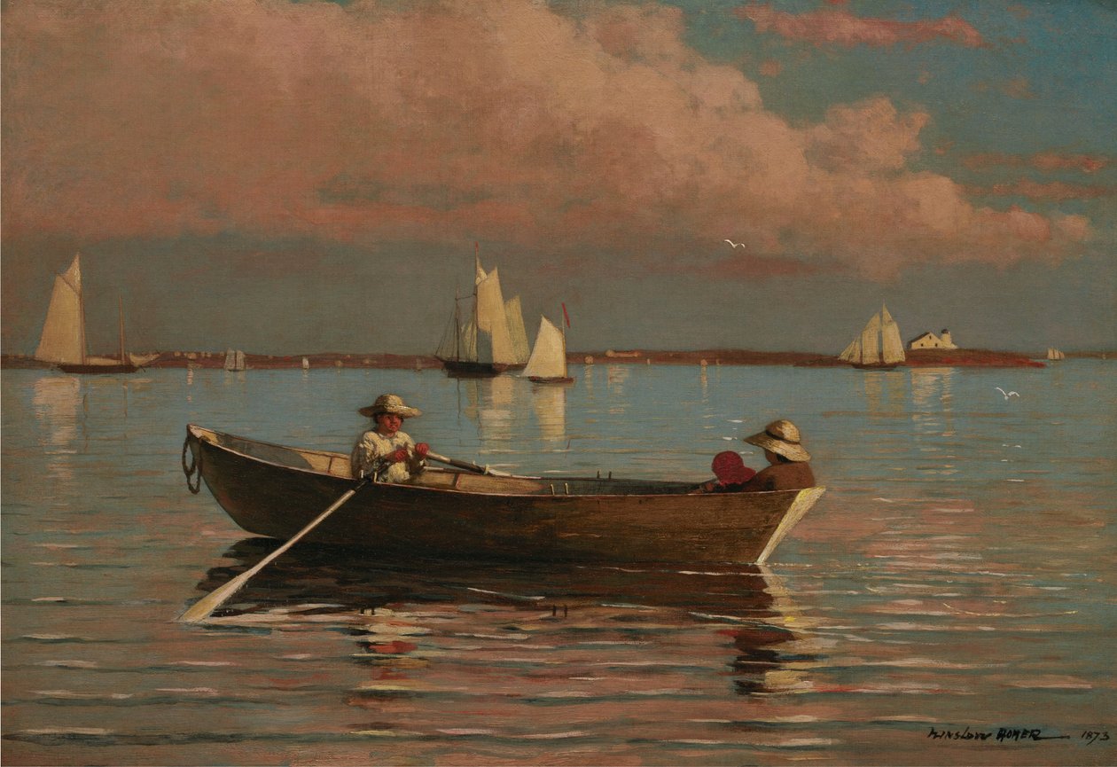 Gloucester kikötője alkotó: Winslow Homer