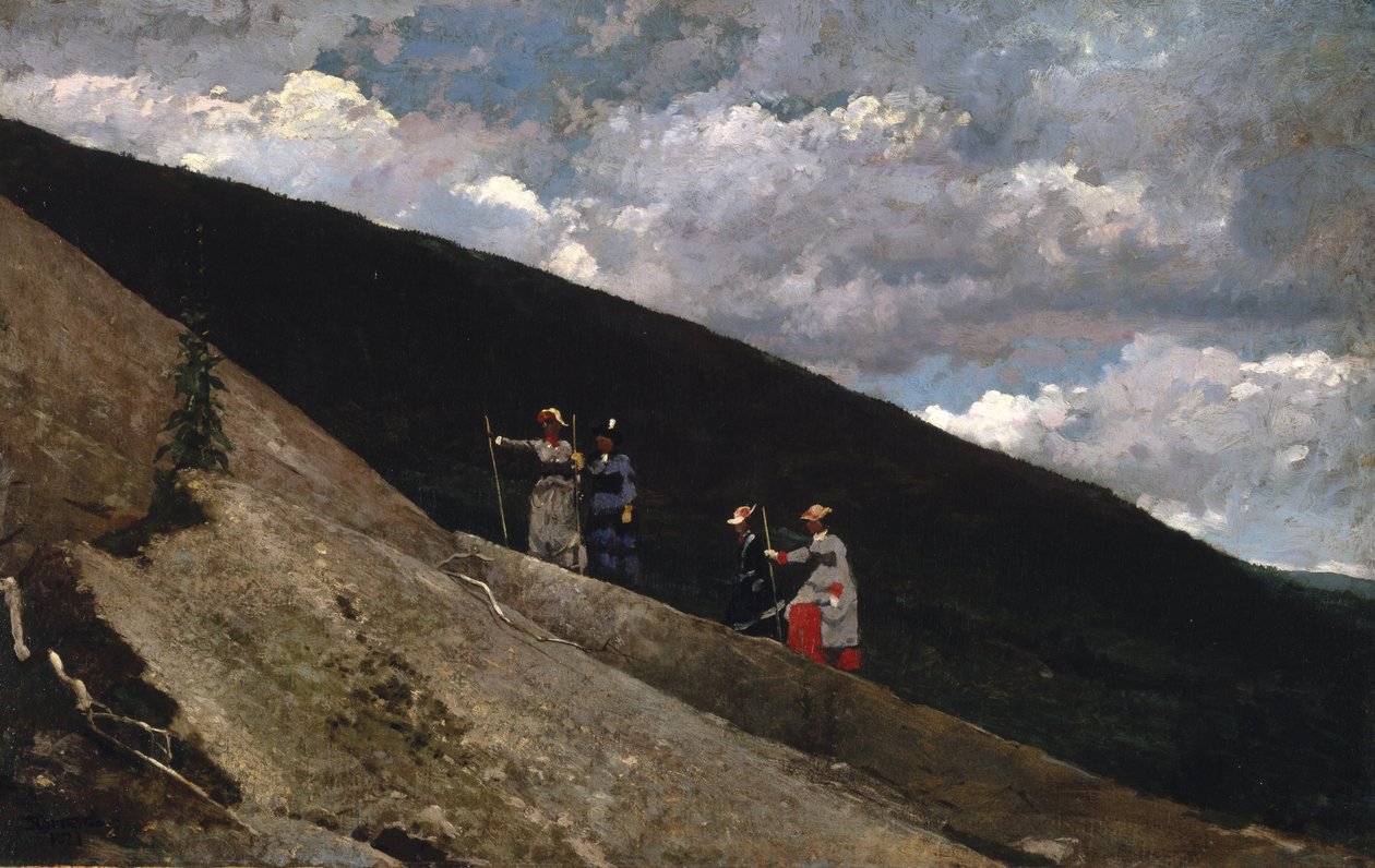 A hegyekben alkotó: Winslow Homer