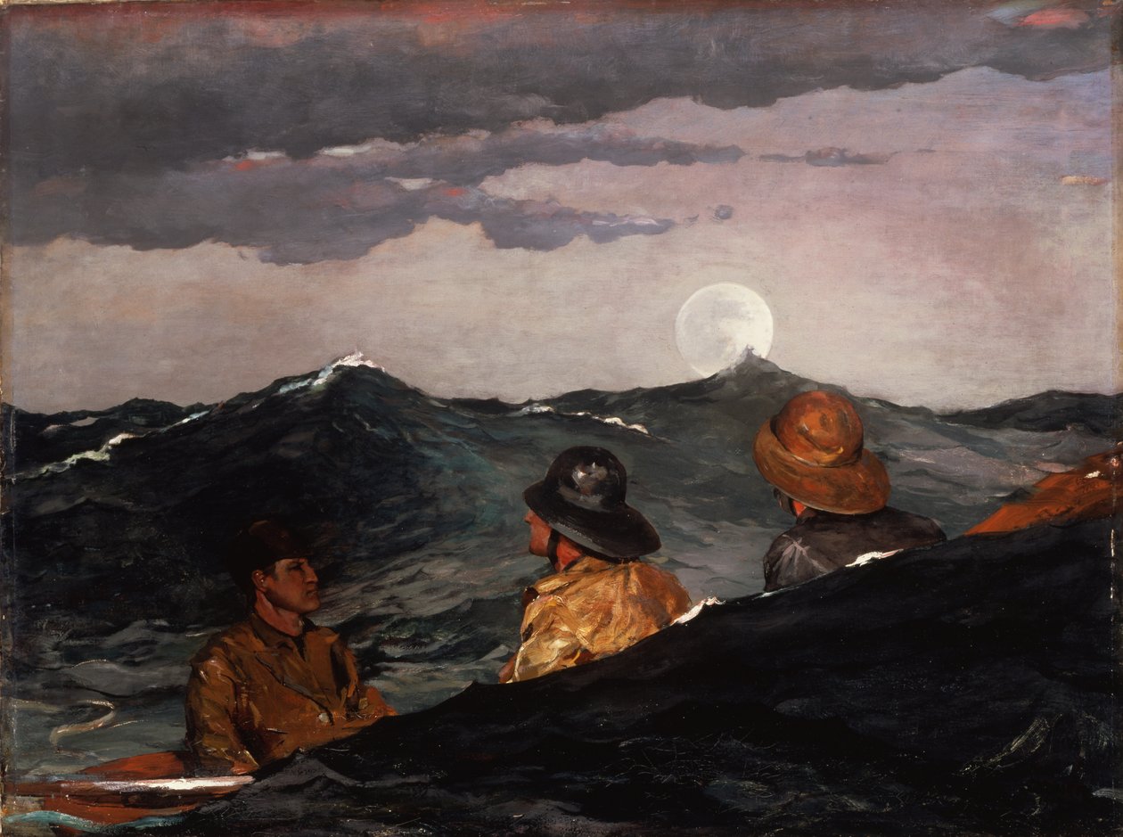 Kissing the Moon, 1904 alkotó: Winslow Homer