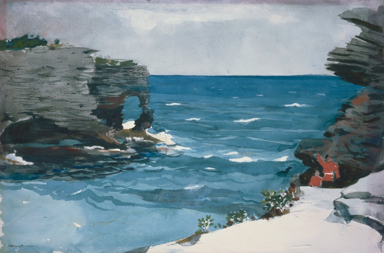 Sziklás part, Bermuda alkotó: Winslow Homer