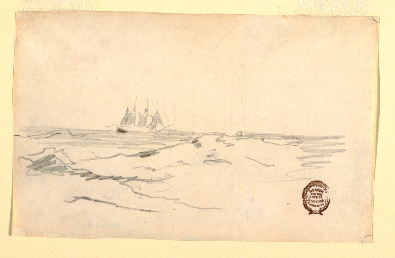 Schooner a sziklás part közelében alkotó: Winslow Homer