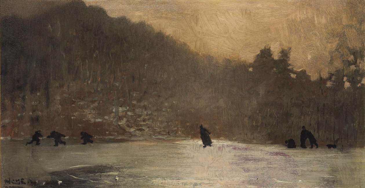Korcsolyázás alkotó: Winslow Homer