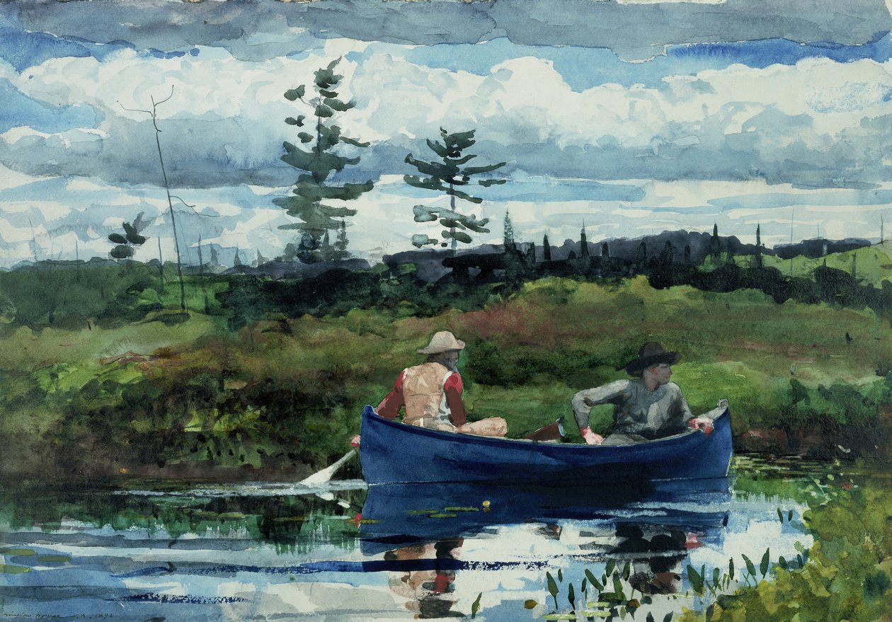 A kék csónak alkotó: Winslow Homer