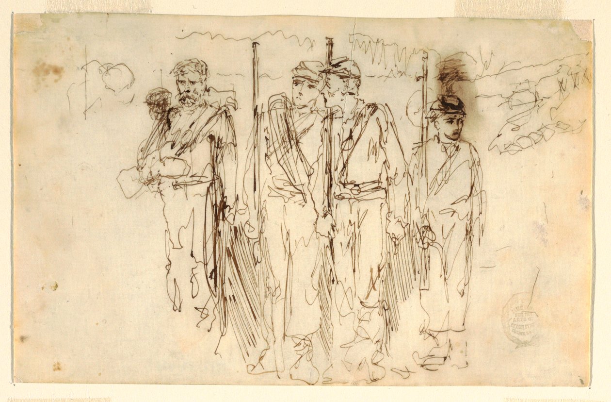 A sétáló sebesültek alkotó: Winslow Homer