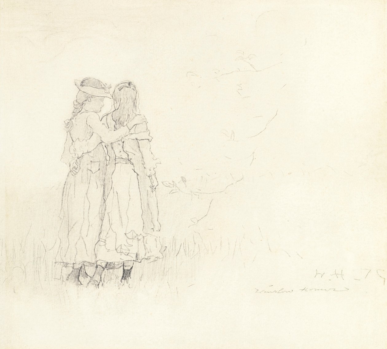 Két lány alkotó: Winslow Homer