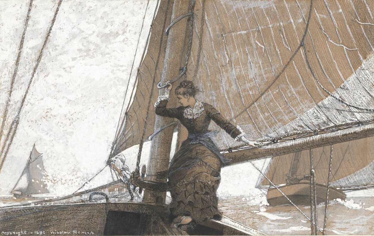 Yachting Girl alkotó: Winslow Homer