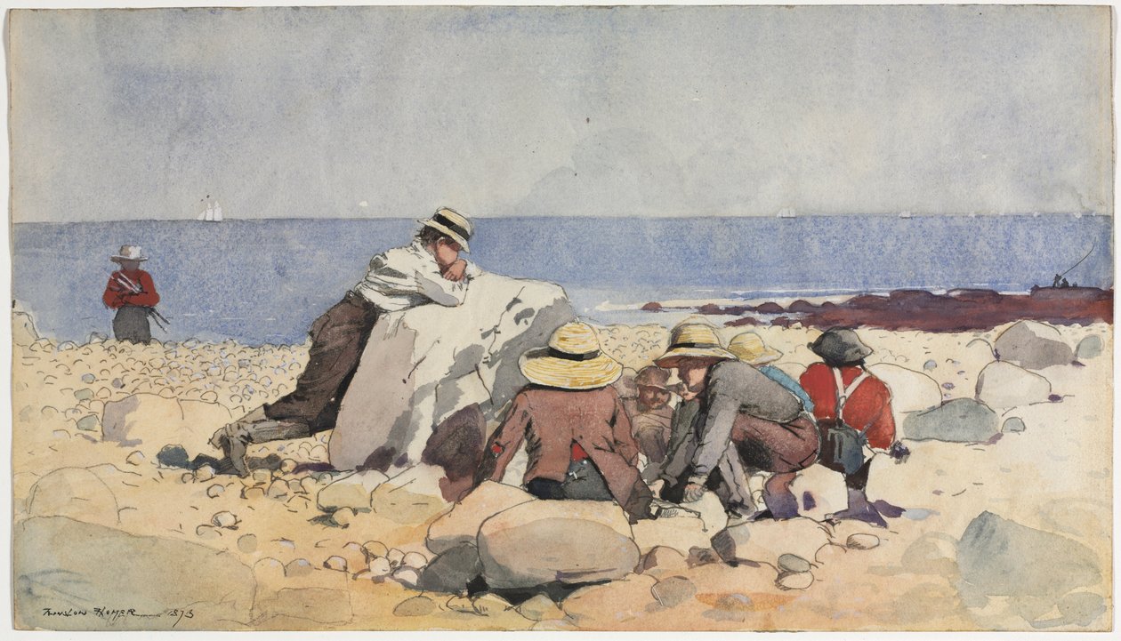 Egy kagylósütés alkotó: Winslow Homer