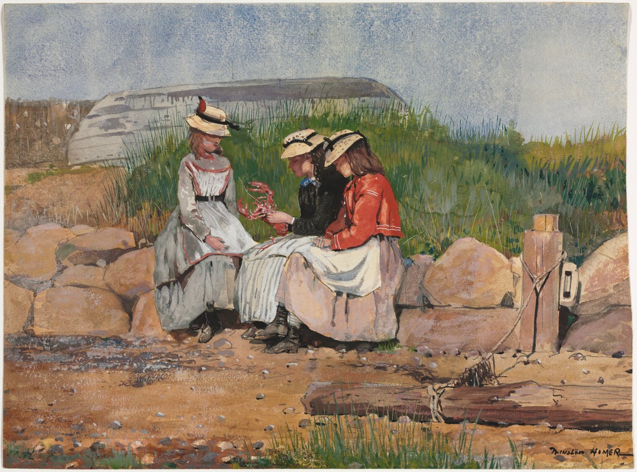Egy halász lánya alkotó: Winslow Homer